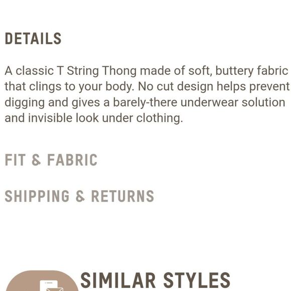 NWT SKIMS THONG - Picture 9 of 11